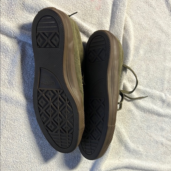 Converse Green Sneakers Casual High-Top - Picture 2 of 3